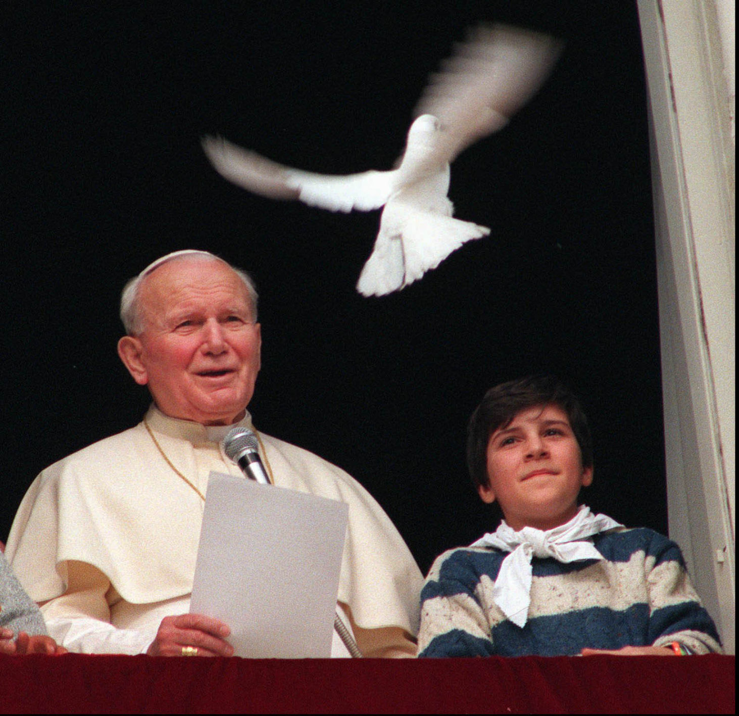 1996: Pope John Paul II